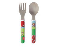 sigikid, Mädchen und Jungen, Besteck Bär, Wild und Berry, Mehrfarbig, 24869