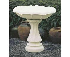 pompidu-living Brunnen-Schale, Gartenbrunnen, Zierbrunnen, Fountain Farbe Hellgrau