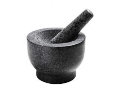 ZYRAY Mörser- und Stößelset Marmor-Mörser- und Stößelset zum Mischen von Gewürzen Naturheilpasten Pestos und Guacamole, 14,2 cm