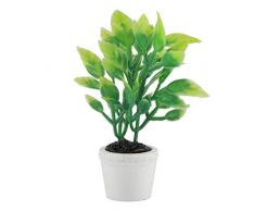 Künstliche Topfpflanze, Puppenhaus Künstliche Miniaturgarten Bonsai Gefälschte Topfzubehör Grüne Pflanze Dekorative Lebensechte Blume Grünpflanzen