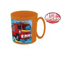 Feuerwehrmann Sam Tasse Trinkbecher mit Henkel Becher 350 ml | Geschenk | Jungen | Trinkbecher | Feuerwehr |