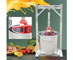 12L Weinpresse Obstpresse Obstmühle Frucht Muser Entsafter Saftpresse Edelstahl
