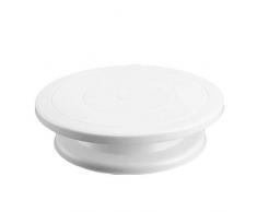 qhtongliuhewu Tortenplatte, drehbar, Mini-Kuchenplatte, rutschfest multi