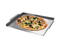 bremermann Grillplatte 39,5 x 3 x 29 cm Edelstahl Grillkorb Grillpfanne