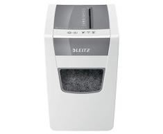 Leitz IQ SL Home Office Aktenvernichter, Partikelschnitt, Sicherheitsstufe P4, 10 Blatt Kapazität, 23L Abfallbehälter, Schredder, Weiß, 80010000