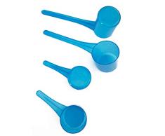 Weider Dosierlöffel, 4er Set, transparent blau