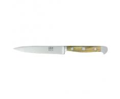 Güde Spickmesser ALPHA-OLIVE Serie Klingenlänge: 13 cm Olivenholz, X764/13| Küchenmesser - Geschmiedet - Solingen, Allzweckmesser - scharf - langlebig - hochwertig
