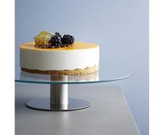 Kuchenplatte Glas drehbar Tortenplatte Kuchen-Platte Tortenständer Buffet 30cm