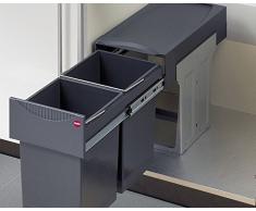 Hailo 3666101 Abfallsammler TA Swing 30.2/30 für Schränke ab 300 mm Breite mit Drehtür