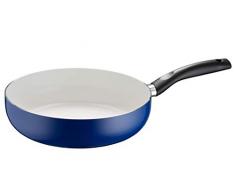 MÄSER 931504 Harriot Keramikpfanne 28 cm, tiefe Pfanne mit 2-lagiger schadstofffreier Antihaft-Beschichtung aus ILAG Keramik, hoher Rand, für Induktion geeignete Schmorpfanne, Aluminium