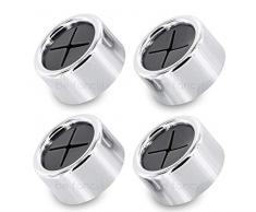 be fancy! Premium Handtuchhalter Geschirrtuchhalter Handtuchhaken Küche - selbstklebend - ohne Bohren - verchromt - 4,2 cm x 2,2 cm - im Set (4er Set)