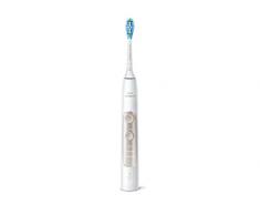 Philips Sonicare ExpertClean 7300 Elektrische Zahnbürste HX9601/03, mit Schalltechnologie, Andruckkontrolle, Reiseetui, weiß