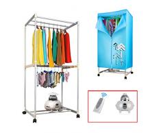MMM@ Fernbedienung Wäschetrockner Doppelschichttrockner Home Mute Baby Spezial Wäschetrockner 1000 watt Schnell Trocknend Kleidung Schuhe Schlafzimmer Schlafsaal Klappschrank