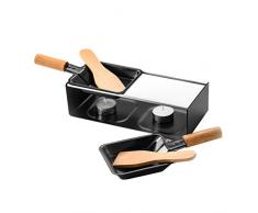 UPKOCH käse raclette Fondue Set holzgriff teelicht Mini antihaft raclette schmelzpfanne kochwerkzeug