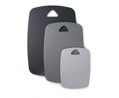 Lacor 60500 60500-Set Schneidebretter, doppelseitig, Polypropylen, BPA-frei, Kunststoff, 3 Stück