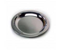 Relags Edelstahlteller Teller, Silber, 23.5 cm
