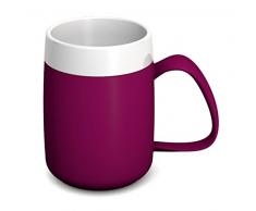 Ornamin Thermobecher 260 ml brombeer (Modell 206) / Isolierbecher, doppelwandiger Kaffeebecher Kunststoff