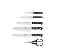 Zwilling Gourmet Selbstschärfender Messerblock 7 teilig, Eschenholz, braun