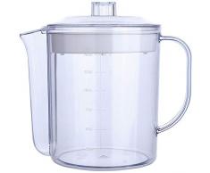 Lawei Fettabscheider Fetttrenner Fettabschöpfer mit Sieb für Suppe Sauce - 1,5 L