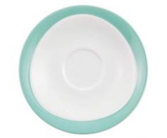 Frühstücksuntertasse groß 17, 5 cm Auslauf Restbestand TRIO MINTGRÜN 23812 Seltmann* (2 Stück)