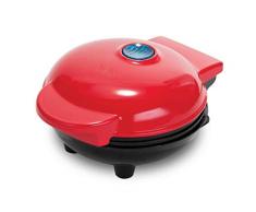 JBHURF Mini Waffeleisen Maschine, Edelstah Waffelautomat für Klassische Waffeln für einzelne Waffeln, Paninis, Pfannkuchen, Rösti, schnelles Frühstück, Mittagessen oder Snacks 350W