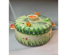 Brottopf rund mit GriffenWiese