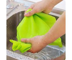 Stillshine Silikon Backmatte / Backunterlage Rutschfest / Silikonmatte / Baby Platzdeckchen, 40 x 30 cm, in Pastell Farbe Fakultativ (Rot)