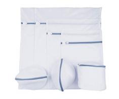 Faireach Wäschenetze für Waschmaschine und Trockner 7er Set, Wäschesack mit Reißverschluss Wäschebeutel für Unterwäsche Feinwäsche BH Dessous Socken Strumpfhosen Taschen Schuhe, Weiß
