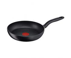 Tefal C69519 Hard Titanium Plus Wokpfanne, 28 cm, antihaftbeschichtet, Aluminium, schwarz