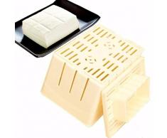 Wilk Küchenzubehör Selbst gemachte Tofu-Form Sojabohnenquark Tofu Machen Mould Plastic Tofu Pressform Käseformen Käsetuch Kochen Tools