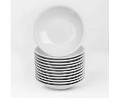 Holst Porzellan CT 121 FA1 Vorteilspack 12er Set Suppenteller 21 cm