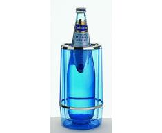 APS u219 Wein Flaschenkühler, Blau getönt Acryl