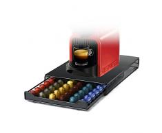 HiveNets Kaffee Kapselhalter, Schubladenbox Aufbewahrung für Nespresso, Fassungsvermögen: 60 Stück