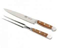 Güde Messer Alpha Fasseiche Tranchier Set 2tlg