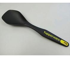TUPPERWARE Griffbereit Servierlöffel schwarz-gelb D166 Servier TOP-Servierlöffel 8760