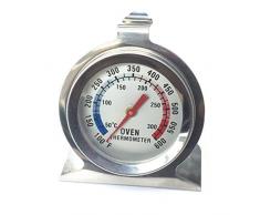 Qiorange Edelstahl Ofenthermometer Temperatur Gauge 50°C bis 300 °C / 100°F bis 600°F