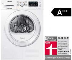 Samsung DV80M5210IW/EG Wärmepumpentrockner/8kg/60 cm Höhe/Kondenswasserstandsanzeige/Kurzprogramm/Alarm Mischbeladung/SmartCheck