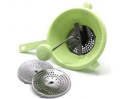 Fackelmann Passiergerät 32 x 19 cm inkl. 2 Einsätzen, rostfrei