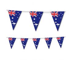 3,5m Wimpelkette * AUSTRALIEN * als Deko für Geburtstag oder Party // Geburtstag Mottoparty Partybecher Becher Sommer Feier Länderparty Aussi