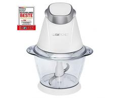 Clatronic Multizerkleinerer MZ 3579, 2 in 1 Multizerkleinerer und Ice Crusher in Einem, 250 Watt, weiß