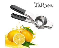 TUKNON Zitronenpresse Edelstahl Manuelle Saftpresse Entsafter Zitronenclip Zitruspresse Handentsafter für Zitronensaft