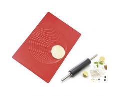 Küchenprofi BAKE-KP806101400 Ausrollmatte, Silikon, Rot, One Size