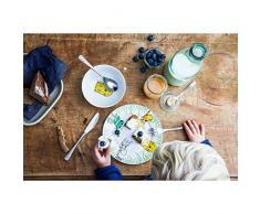 WMF Safari Kindergeschirr, mit Kinderbesteck, 6-teilig, ab 3 Jahren, Cromargan Edelstahl poliert, spülmaschinengeeignet, farb- und lebensmittelecht