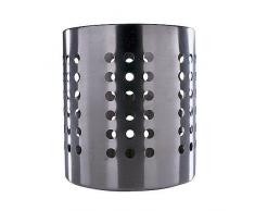 IKEA Besteckkorb Ordning Besteckständer aus Edelstahl - Küchenutensilienhalter - 12cm Durchmesser -13,5cm Höhe