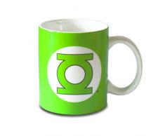 DC Comics - Green Lantern Logo Porzellan Tasse - Kaffeebecher - grün - Lizenziertes Originaldesign - LOGOSHIRT