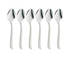 WMF Espressolöffel-Set 6-teilig Virginia Cromargan protect teilmattiert Cromargan protect teilmattiert spülmaschinengeeignet