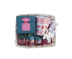 Geschenkset Classic Christmas mit Tea Diamonds Rooibos Winterpunsch, Shortbreads und Weihnachtsbecher