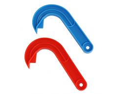 K&G 2er Set praktischer Zugring Dosenöffner | Küchenhelfer | Zubehör | Konserven Öffner | Für Dosen mit Verschlussringen