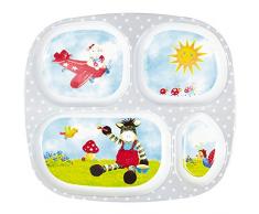 Spiegelburg 13426 Geschenkset Menüteller mit Besteck BabyGlück