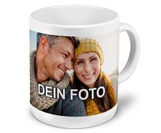 PhotoFancy - XL XXL Tasse mit Foto Bedrucken Lassen - Jumbo-Becher Personalisieren - Riesentasse selbst gestalten (XXL [750 ml], weiß)